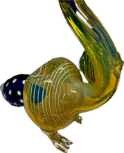 Load image into Gallery viewer, Ripkitty 5” Peacock Dry Herb Hand Pipe