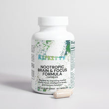 Load image into Gallery viewer, Ripkitty Nootropic Brain & Focus Formula 60 Capsules