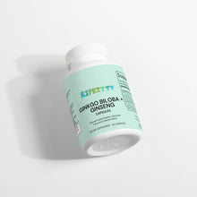 Load image into Gallery viewer, Ripkitty Ginkgo Biloba + Ginseng 60 Capsules