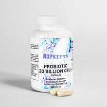 Load image into Gallery viewer, Ripkitty Probiotic 20 Billion CFUs 30 Capsules