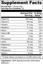 Load image into Gallery viewer, Ripkitty Spirulina Powder 120G