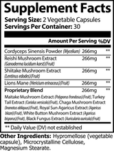 Load image into Gallery viewer, Ripkitty Mushroom Complex 10 X 60 Capsules