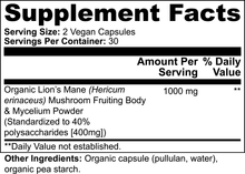 Load image into Gallery viewer, Ripkitty Lion's Mane 1000mg 60 Capsules