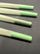 Load image into Gallery viewer, Ubung Green 110mm King Size Unrefined Natural Papers Rolling 4 Cones