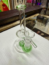 Load image into Gallery viewer, Ripkitty 7” Conical Bong Color Shower with 14mm Male Bowl