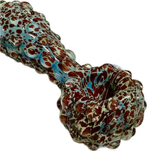 Load image into Gallery viewer, Ripkitty 5" Blue Spike Spoon Dry Herb Hand Pipe