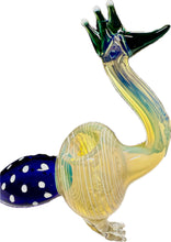 Load image into Gallery viewer, Ripkitty 5” Peacock Dry Herb Hand Pipe