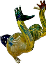 Load image into Gallery viewer, Ripkitty 5” Peacock Dry Herb Hand Pipe