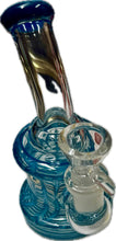 Load image into Gallery viewer, Ripkitty 5” Fancy Mini Bong with Rod Color and 14mm Male Bowl – Colors May Vary