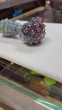 Load and play video in Gallery viewer, Ripkitty 5" Blue Spike Spoon Dry Herb Hand Pipe