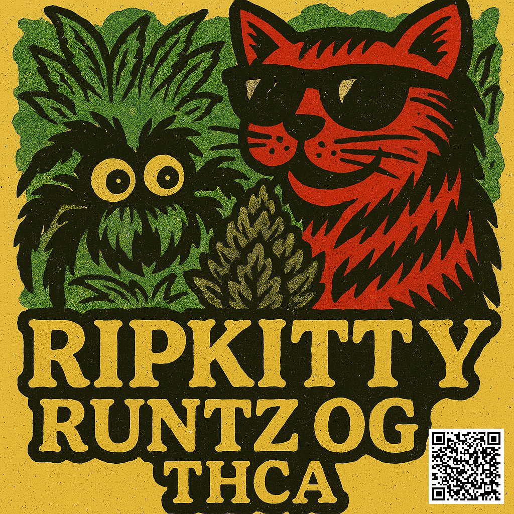 Ripkitty Runtz OG THCA Flower: A Web-Woven Masterpiece