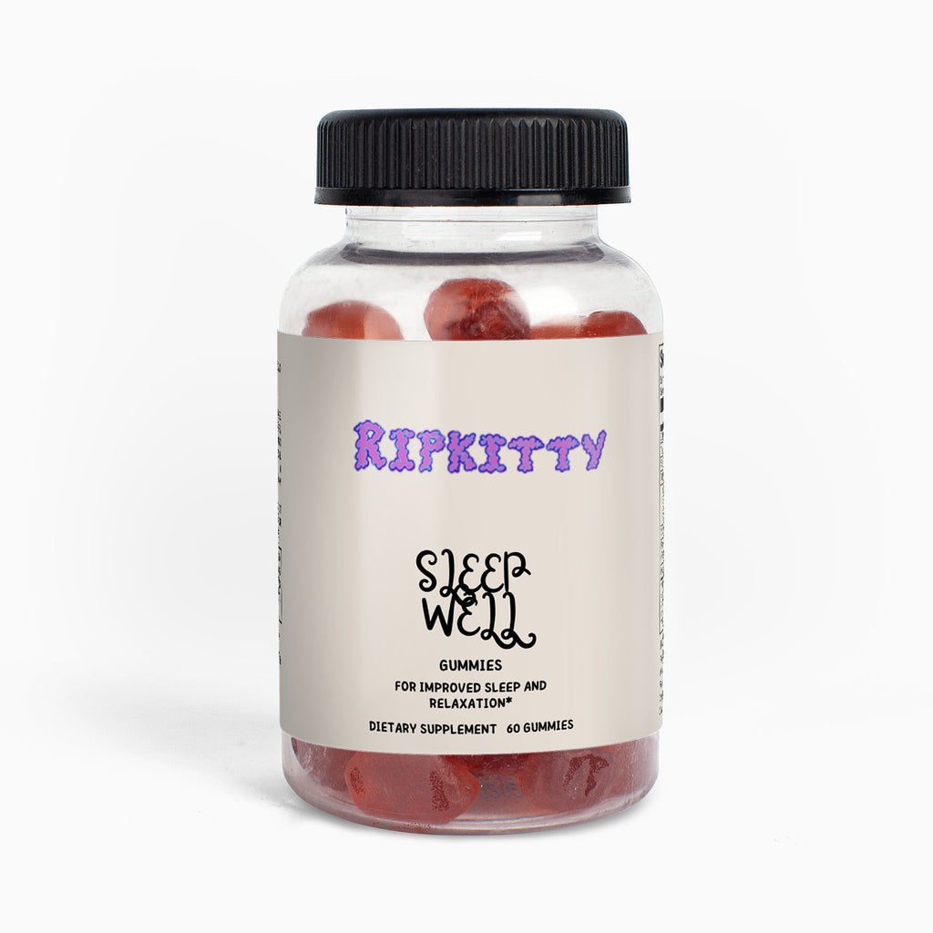 Ripkitty Midnight Knight Adult Sleep Gummies | Passion Fruit (60ct)