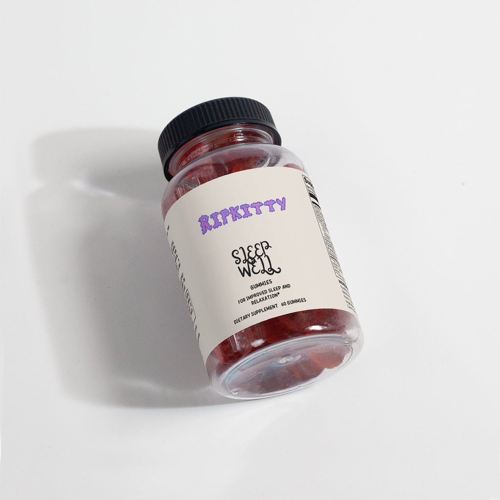 Ripkitty Midnight Knight Adult Sleep Gummies | Passion Fruit (60ct)