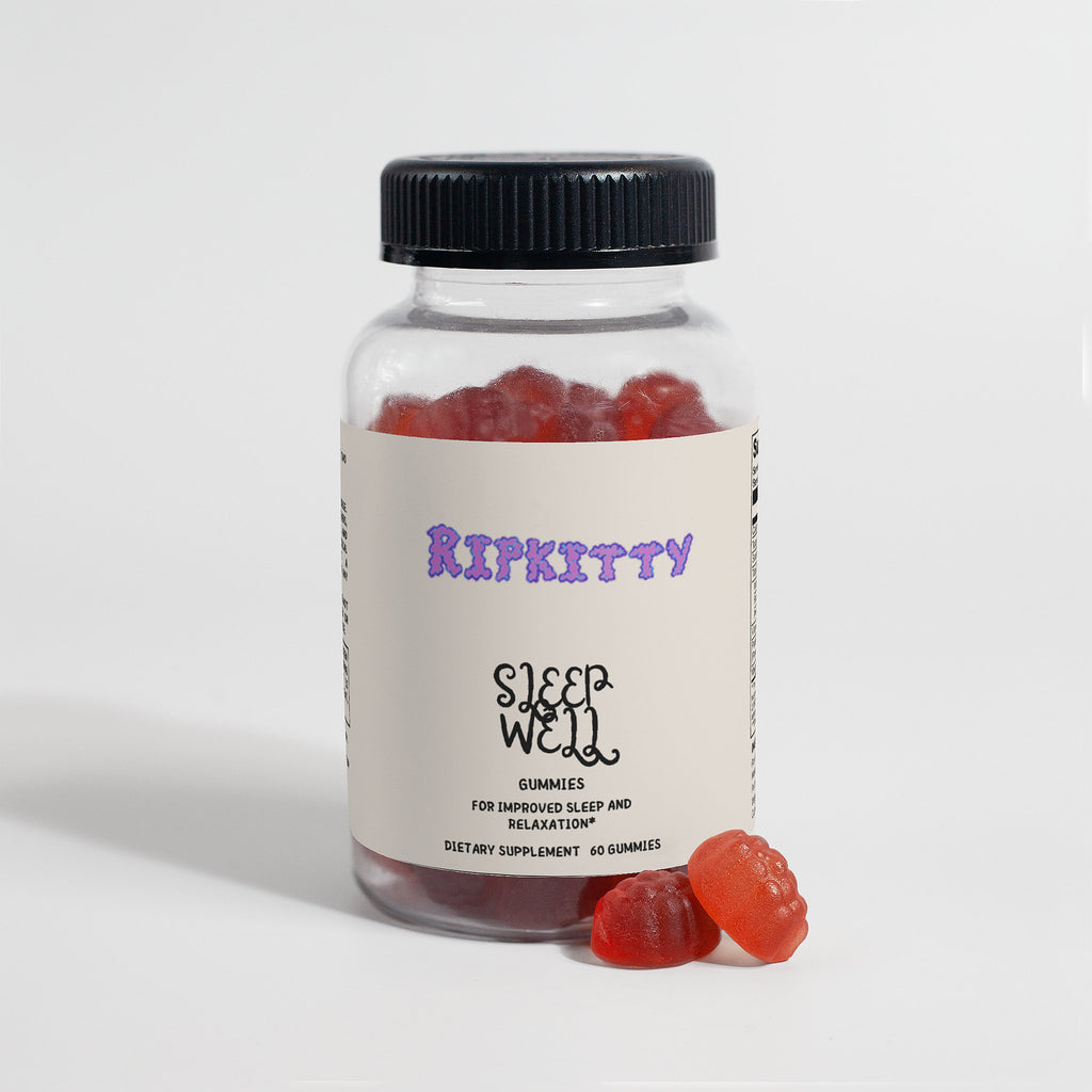 Ripkitty Midnight Knight Adult Sleep Gummies | Passion Fruit (60ct)