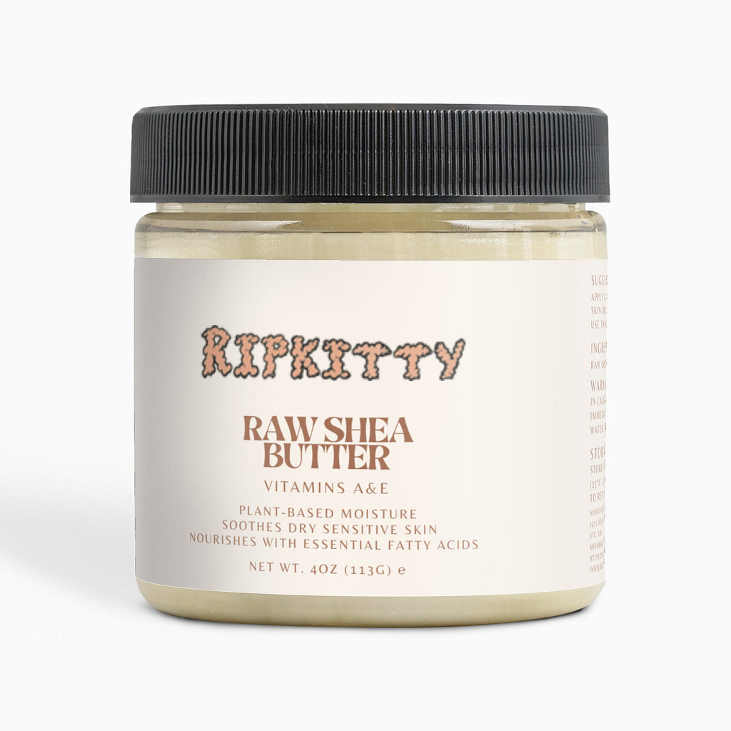 Ripkitty Pure Cream Custard: Organic Raw Shea Butter (4 oz)