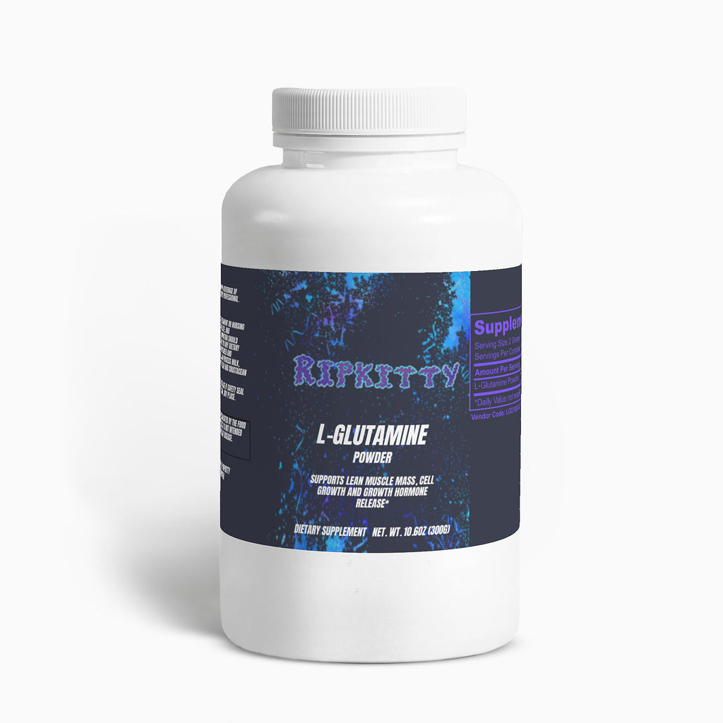 Ripkitty Tendon Surge: Pure L-Glutamine Powder (300g)