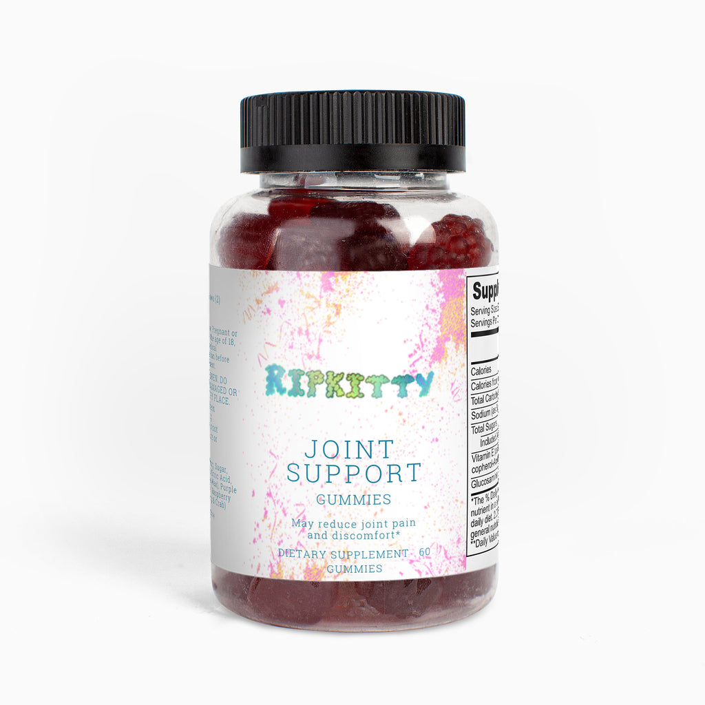 Ripkitty Shock-Absorbers: Raspberry Joint Support Gummies (60 Count)