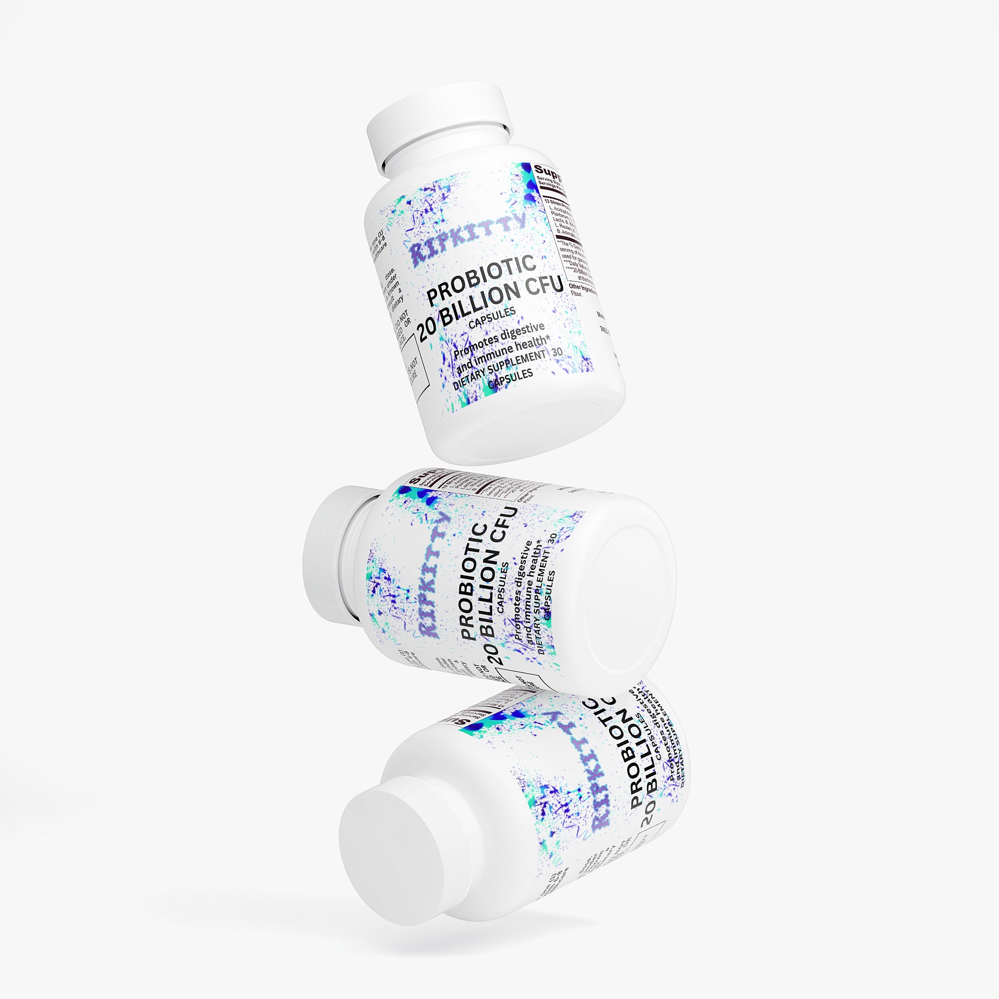 Ripkitty Probiotic 20 Billion CFUs 30 Capsules