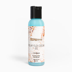 Bottle of Ripkitty Polar Flex Cooling Gel on a white background