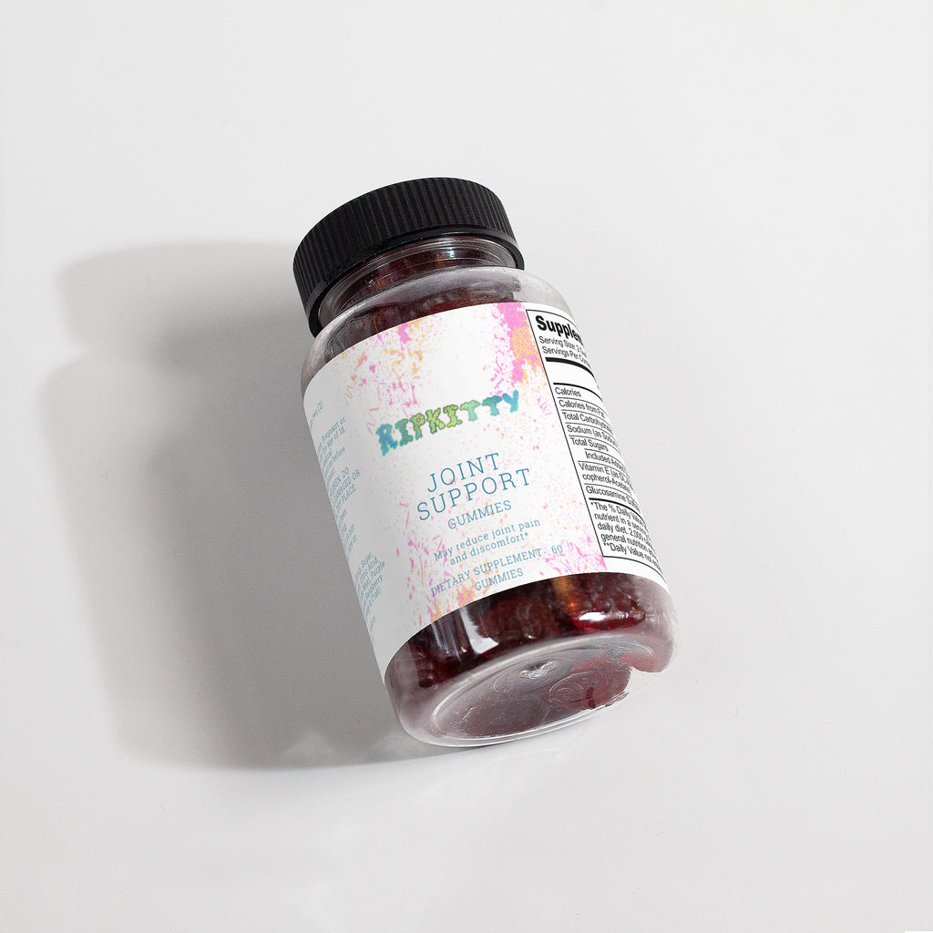 Ripkitty Shock-Absorbers: Raspberry Joint Support Gummies (60 Count)