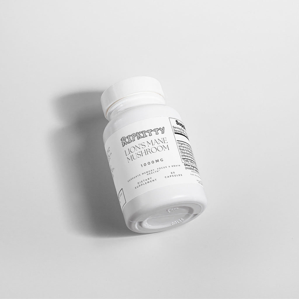 Ripkitty Lion's Mane 1000mg 60 Capsules