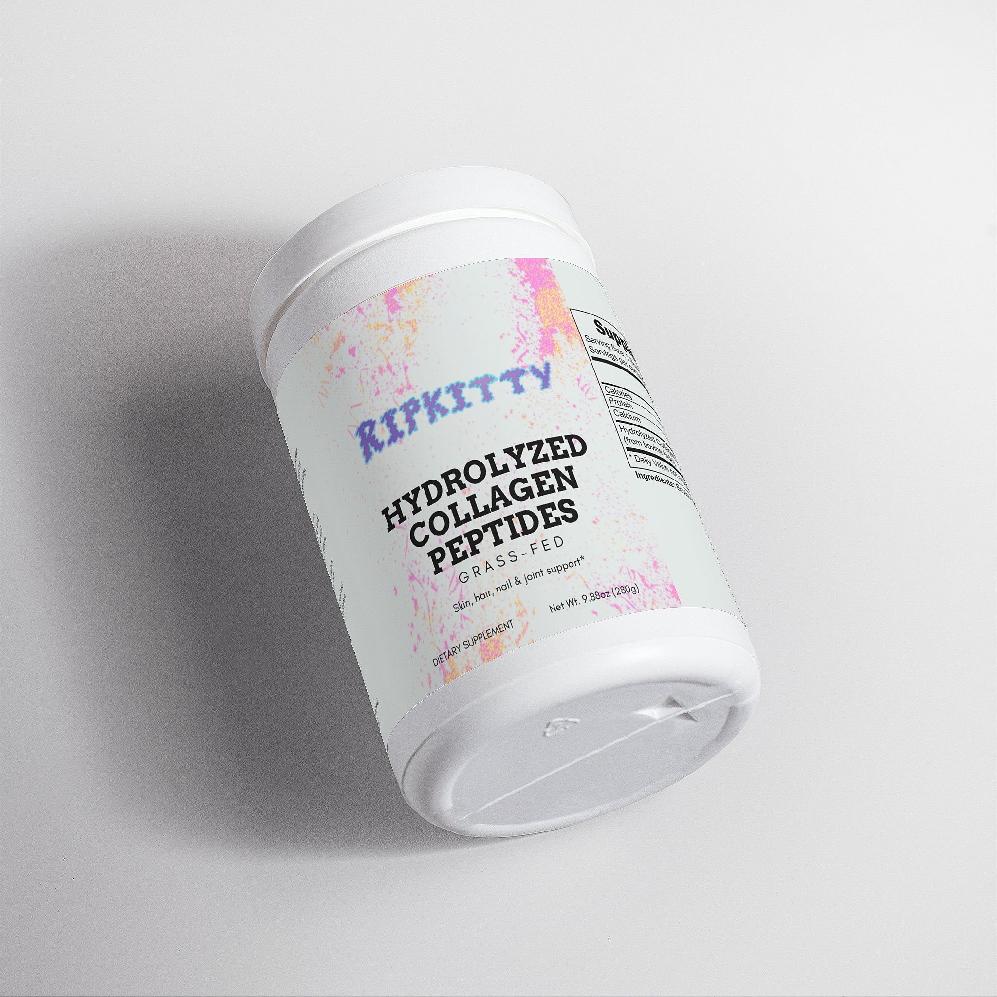 Ripkitty Structural Core: Grass-Fed Hydrolyzed Collagen Peptides (280g)