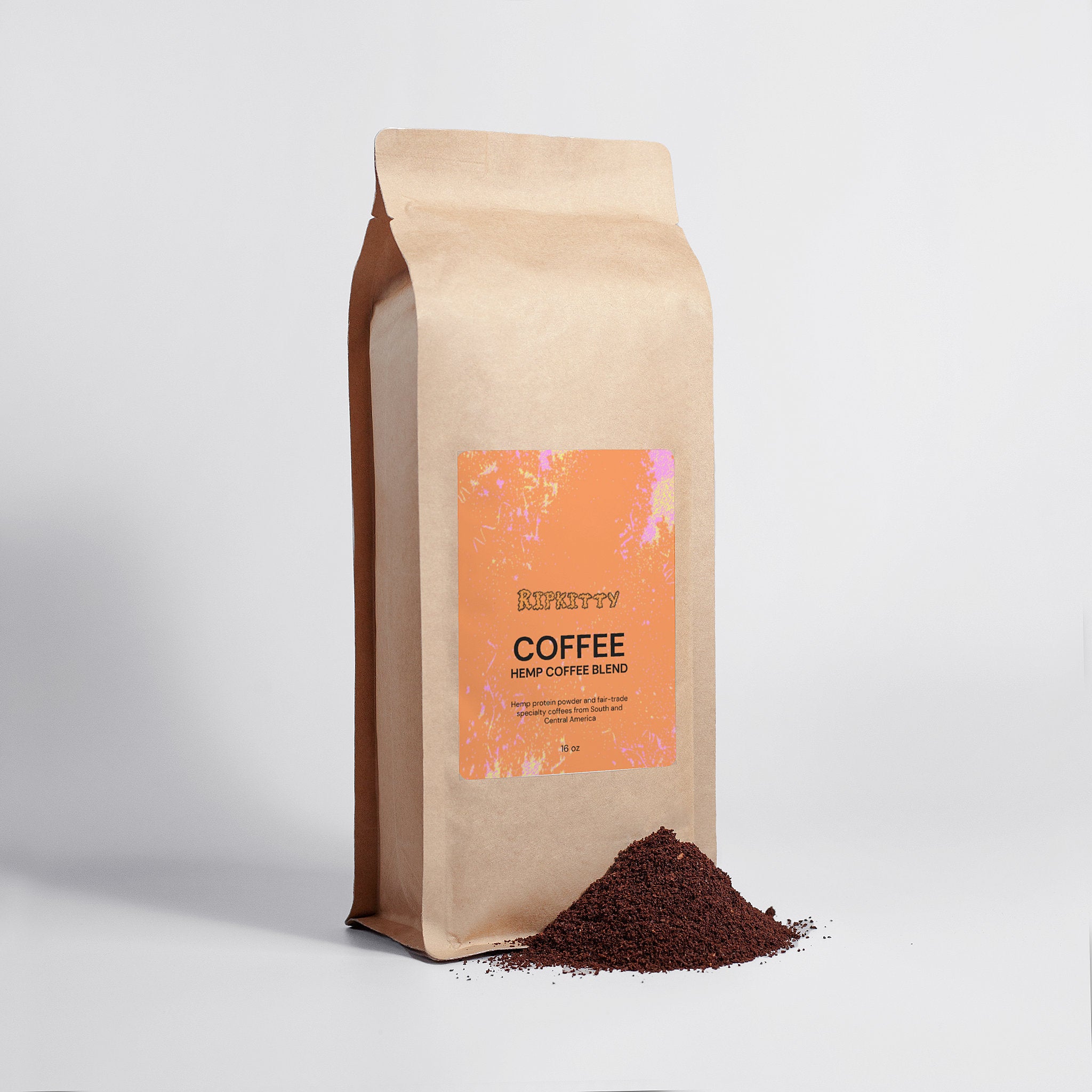 Ripkitty Premium Hemp Coffee Blend - Medium Roast 16oz