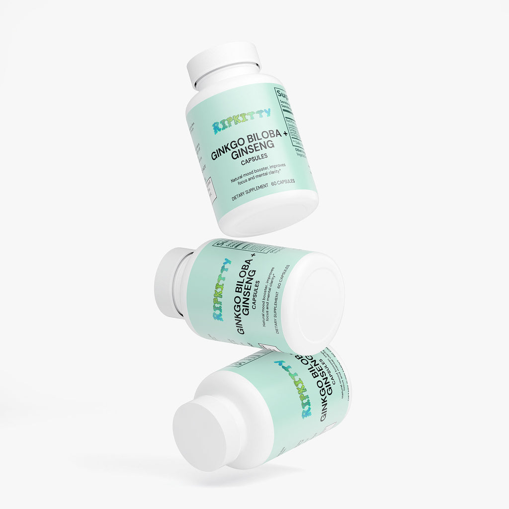 Ripkitty Ginkgo Biloba + Ginseng 60 Capsules