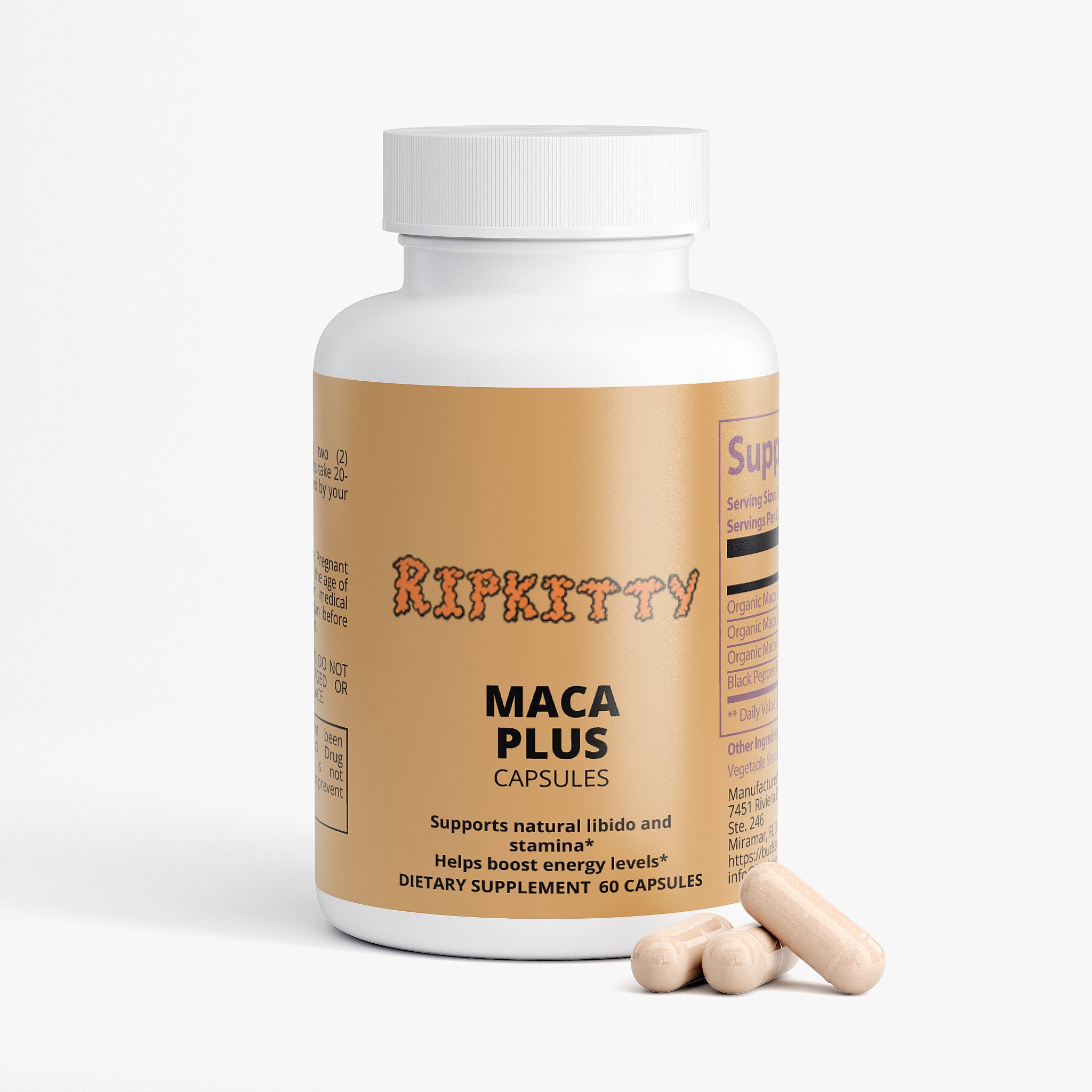 Ripkitty Maca Plus 60 Capsules