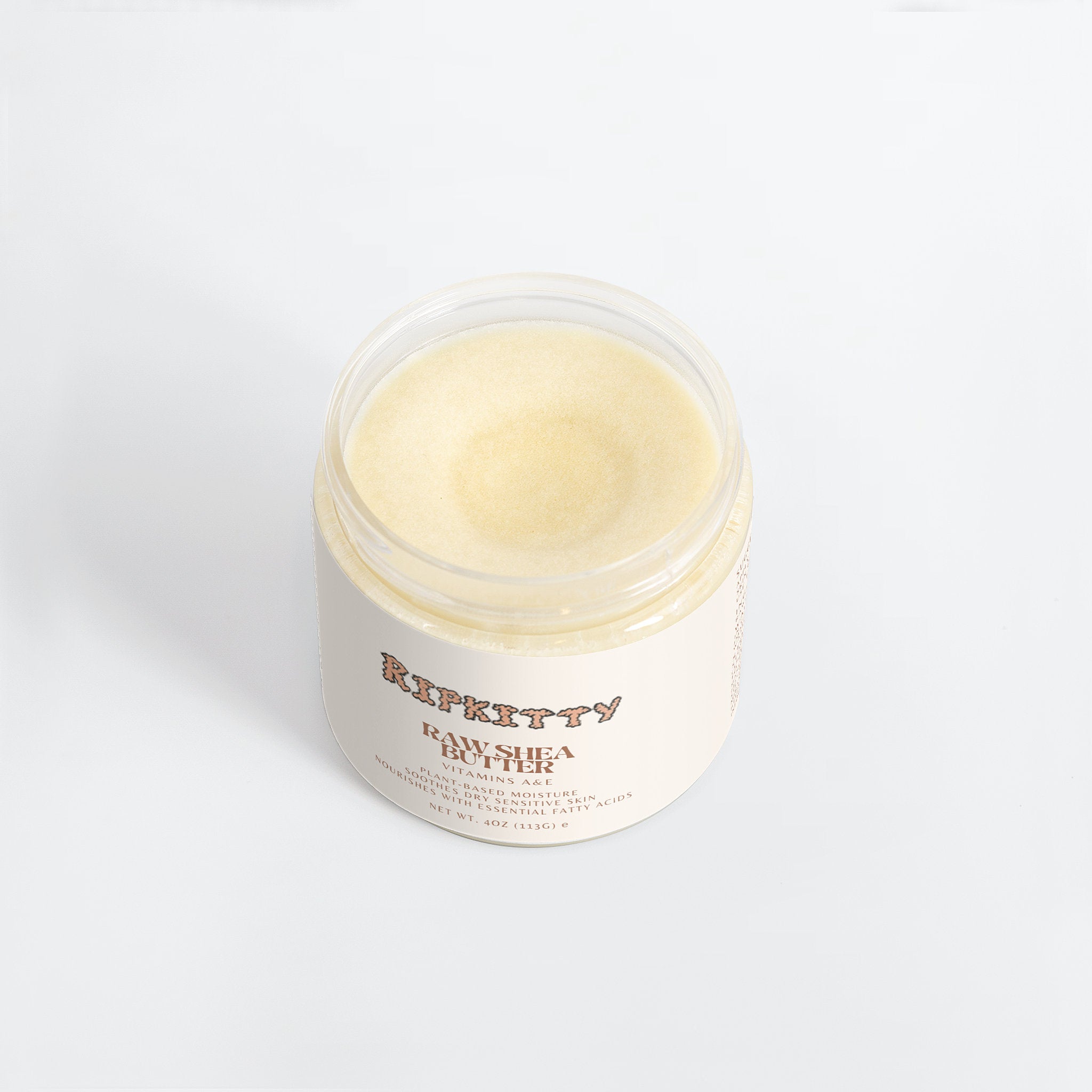 Ripkitty Pure Cream Custard: Organic Raw Shea Butter (4 oz)