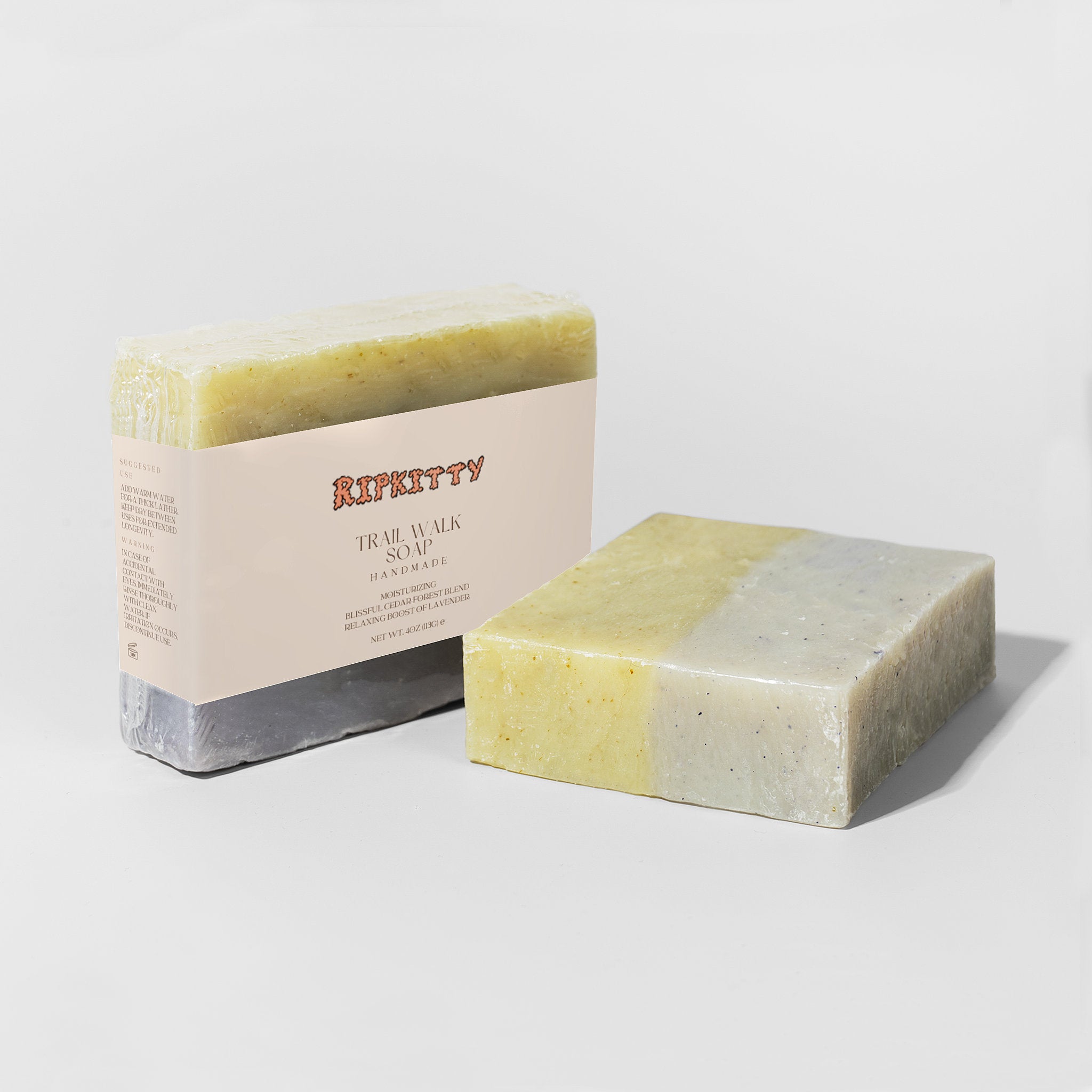Ripkitty Cedar Calm Trail Walk Bar Soap (4 oz)