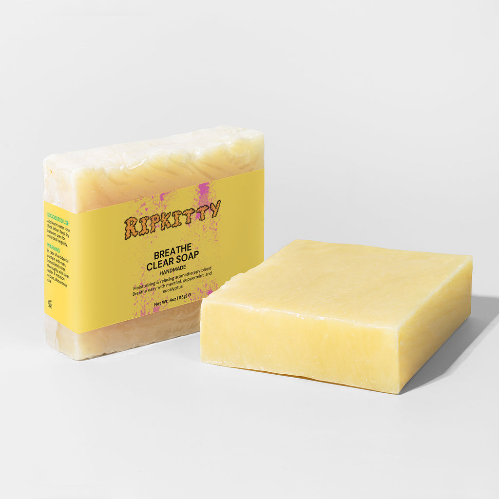 Ripkitty Premium Breathe Clear Soap - Eucalyptus & Peppermint Cleanse (4 oz)