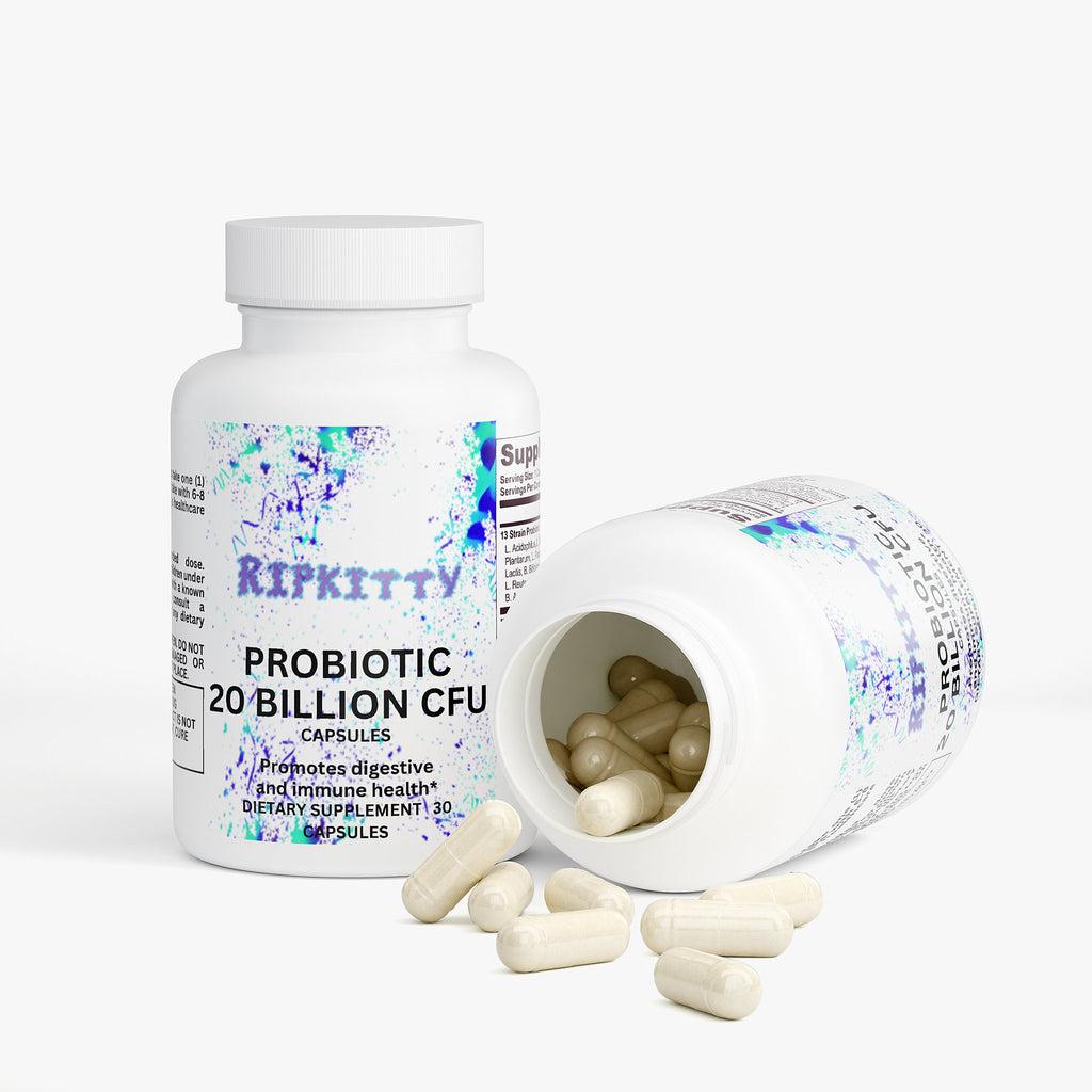 Ripkitty Probiotic 20 Billion CFUs 30 Capsules
