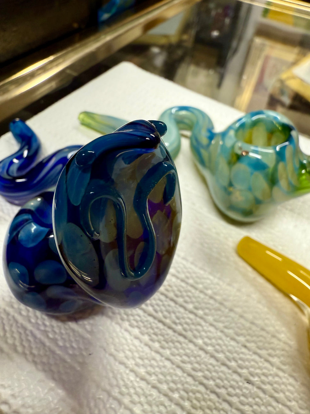 5” COBRA Tobacco Dry Herb Hand Pipe Borosilicate Glass - Colors May Vary