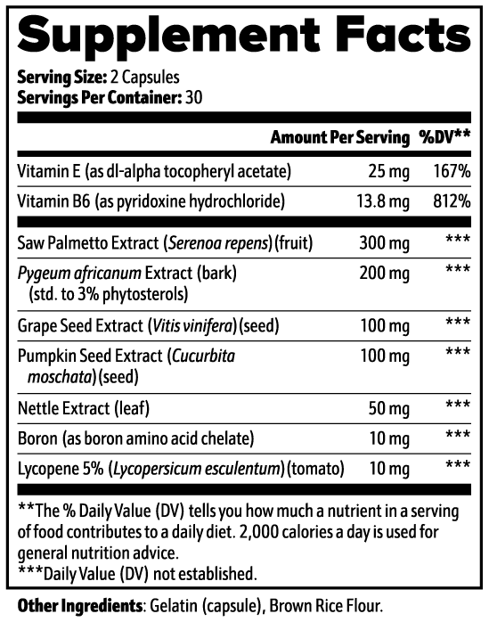 Ripkitty Prostate Support 60 Capsules