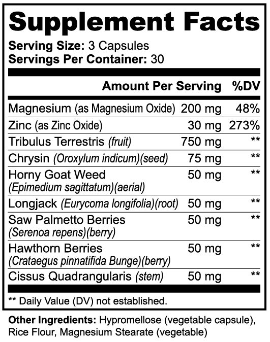Ripkitty Bloodline Surge: Premium Testosterone Booster (90 Capsules)