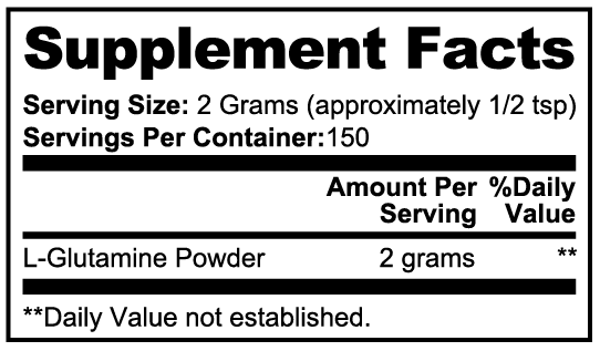 Ripkitty Tendon Surge: Pure L-Glutamine Powder (300g)
