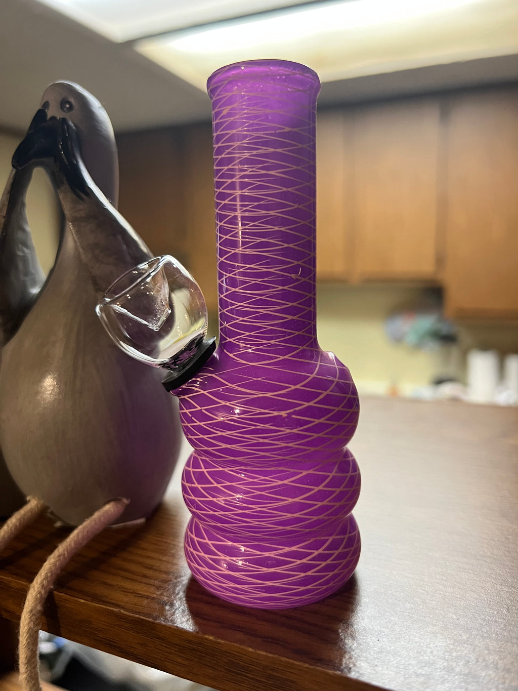 Ripkitty 5” Soft Glass Net Multi-Color Water Pipe Bong - Colors May Vary
