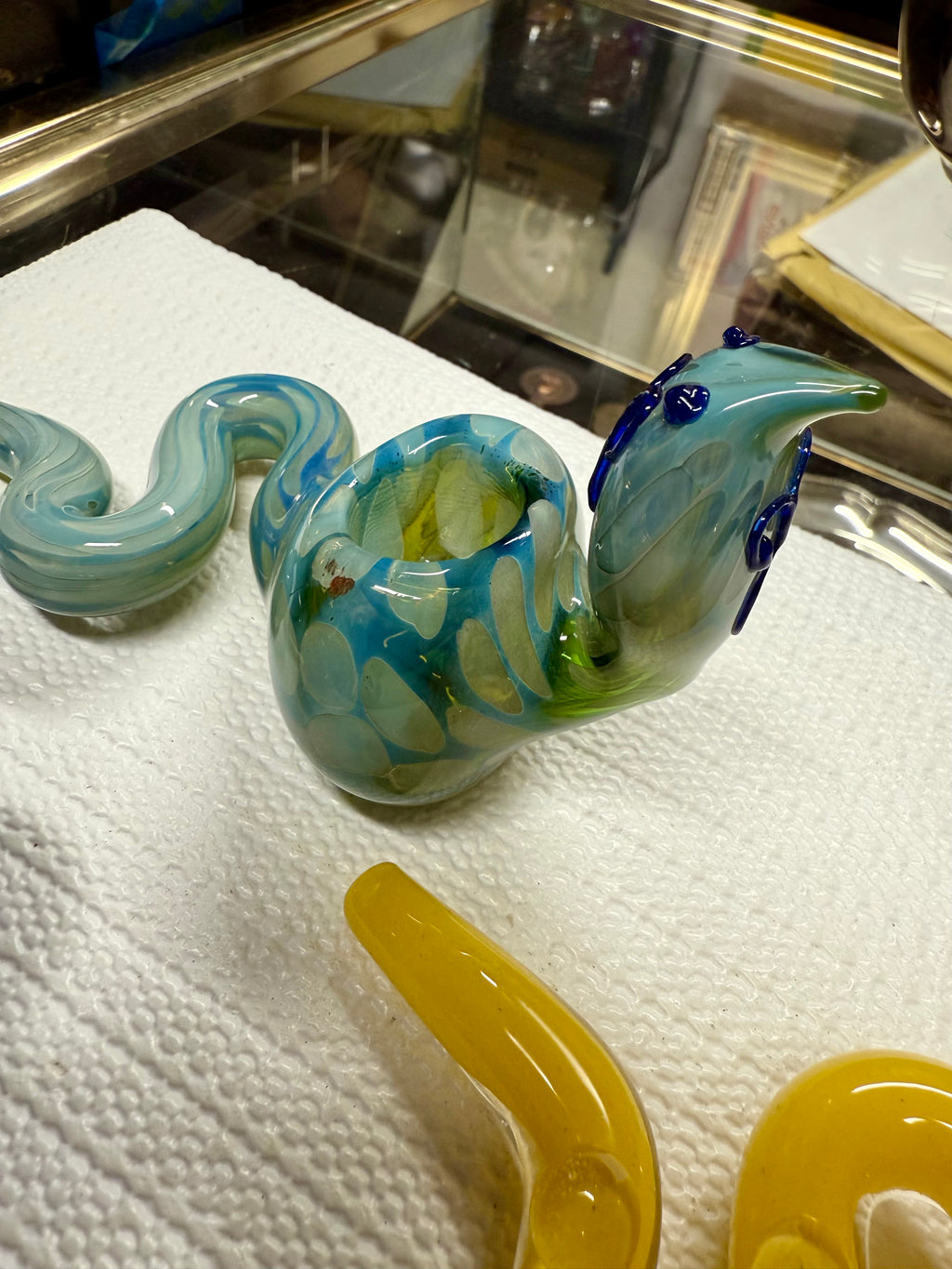 5” COBRA Tobacco Dry Herb Hand Pipe Borosilicate Glass - Colors May Vary