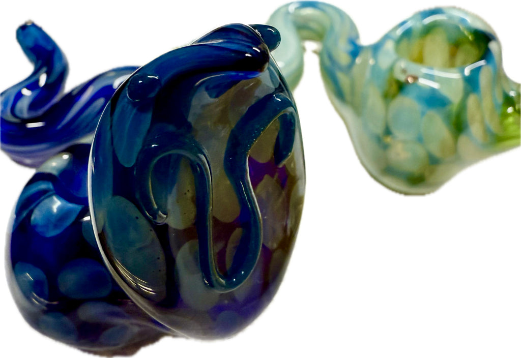 5” COBRA Tobacco Dry Herb Hand Pipe Borosilicate Glass - Colors May Vary