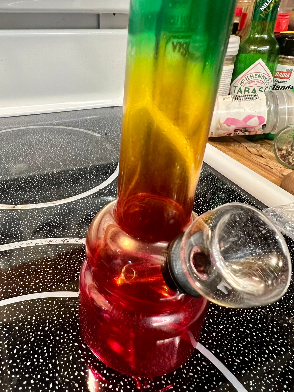 Ripkitty 5” Soft Glass Net Multi-Color Water Pipe Bong - Colors May Vary