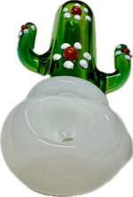 Load image into Gallery viewer, Ripkitty 4.5&quot; Cactus Dry Herb Hand Pipe Spoon
