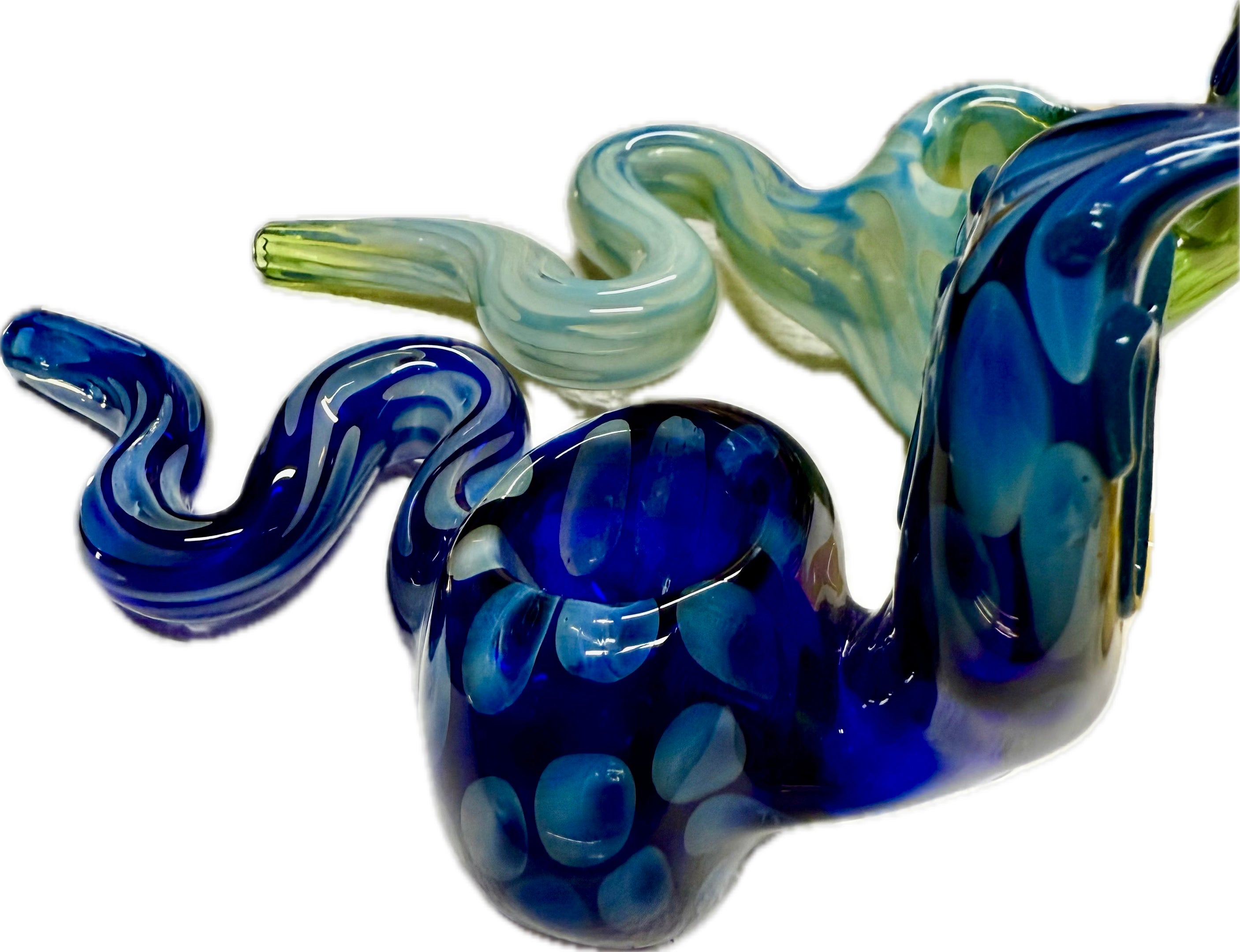 5” COBRA Tobacco Dry Herb Hand Pipe Borosilicate Glass - Colors May Vary