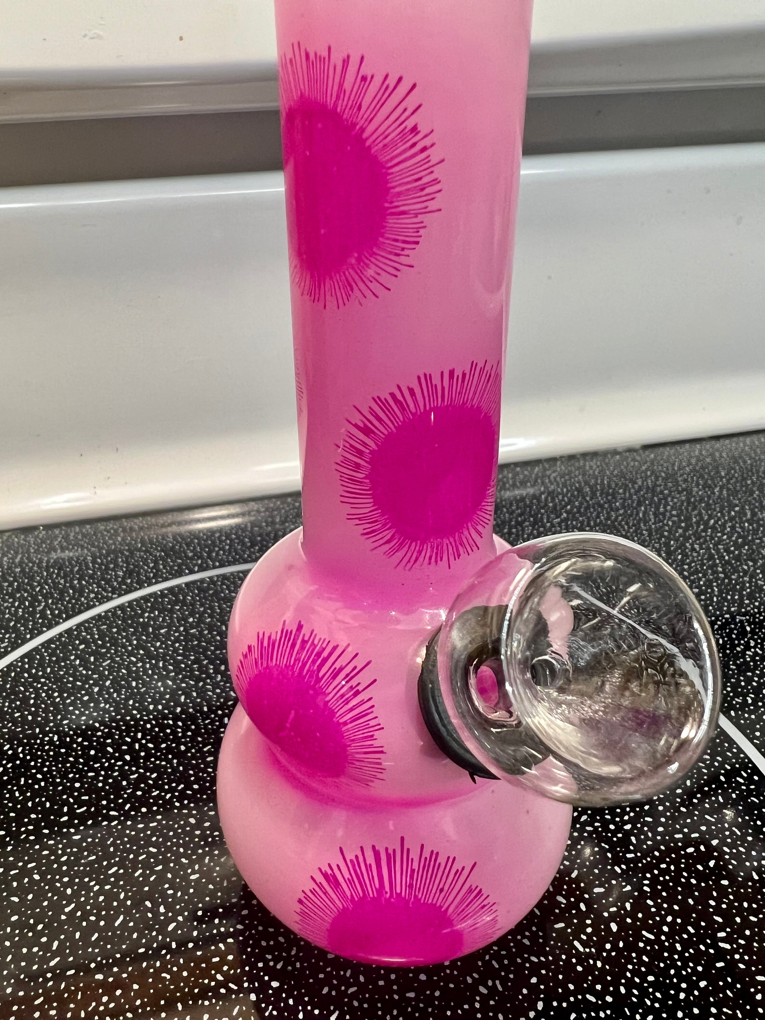 Ripkitty 5” Soft Glass Net Multi-Color Water Pipe Bong - Colors May Vary