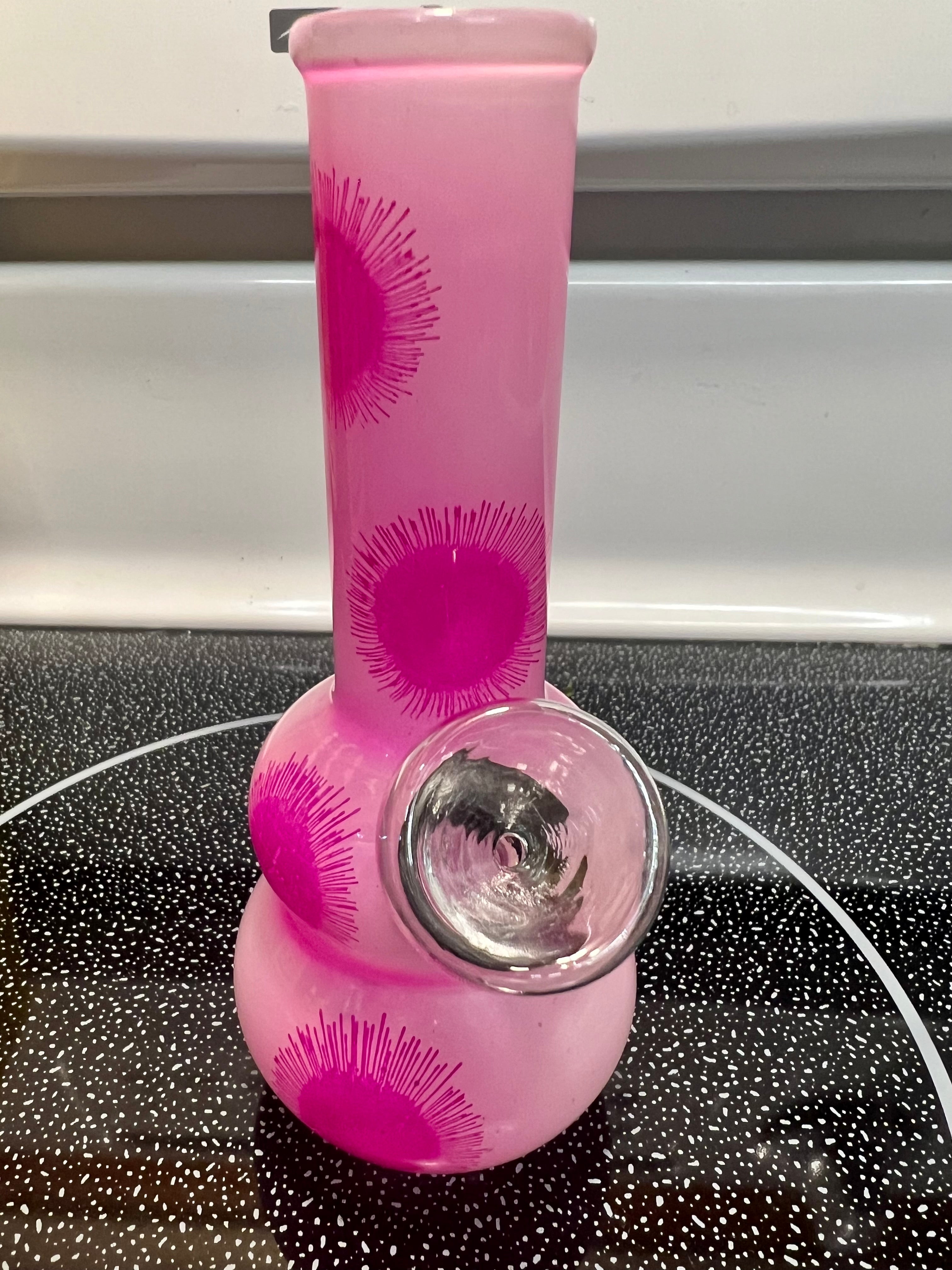 Ripkitty 5” Soft Glass Net Multi-Color Water Pipe Bong - Colors May Vary