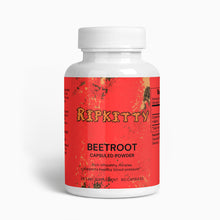 Load image into Gallery viewer, The Ripkitty brand name is prominently shown at the top, with the product name &quot;Beetroot&quot; just below in a large, bold font.
